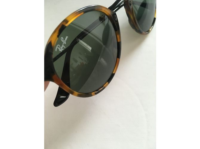 Gafas de sol Ray-Ban Round Fleck Havane Estampado Leopardo Estampado de leopardo - vista 4