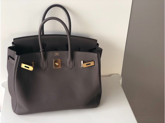 Hermès Birkin 35 Grau - Ansicht 2