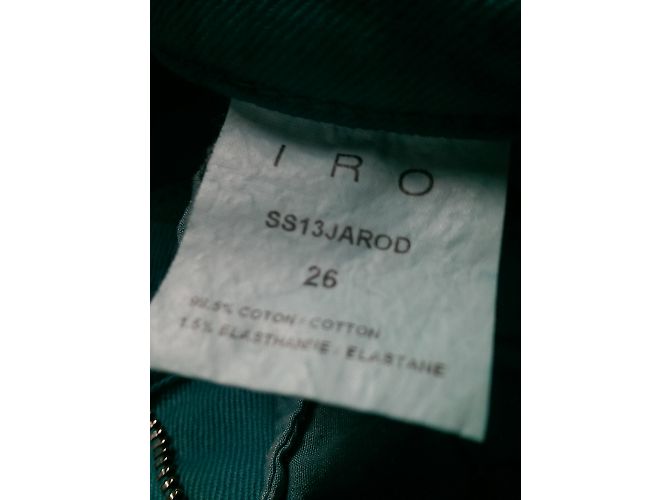 Jeans slim Iro Jarod blu cotone - vista 5