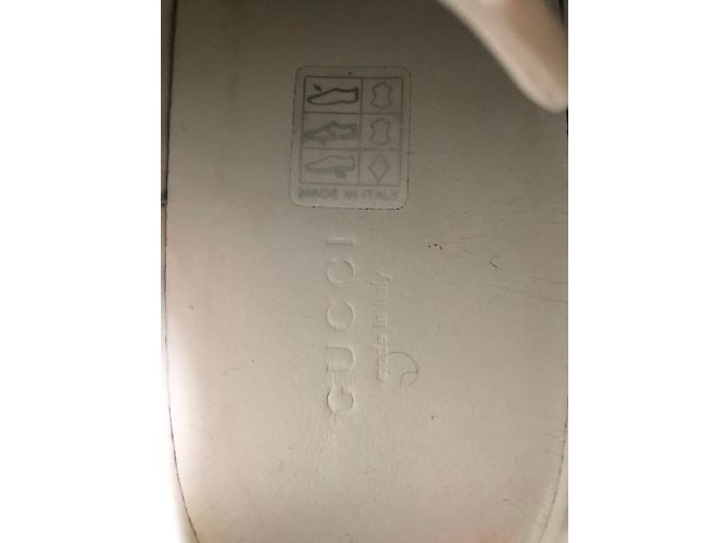 Sneakers Gucci in pelle bianca Bianco - vista 4