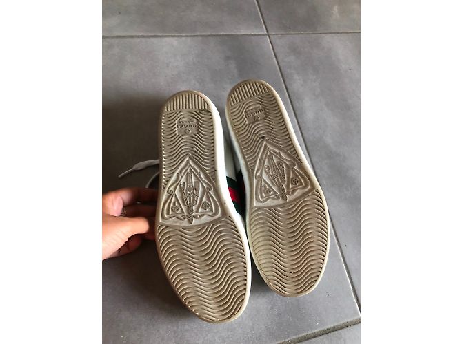 Sneakers Gucci in pelle bianca Bianco - vista 5