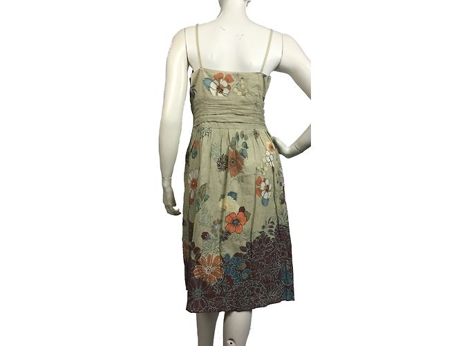 Rene Derhy Vestido floral aplique algodon Multicolor - vista 2