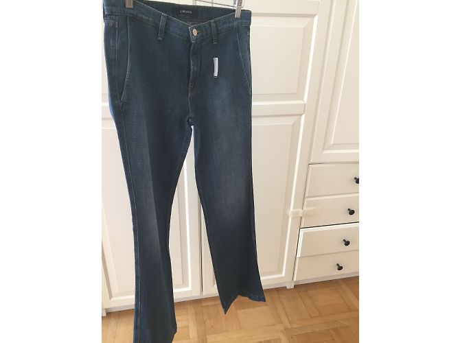 Vaqueros Wide Leg J Brand Azules Denim Talla 27 - vista 6