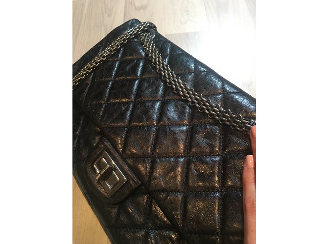Chanel 2.55 Negro - vista 4
