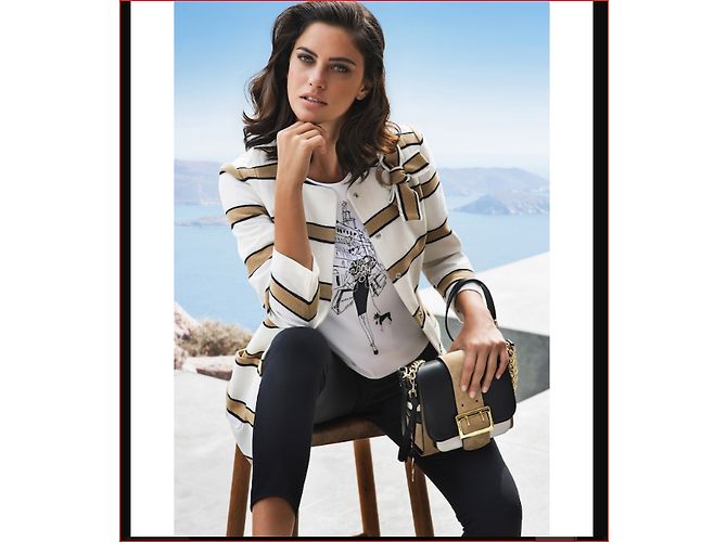 Autre Marque Beige Jacke aus Baumwolle und Polyester Grösse 42 - Ansicht 4