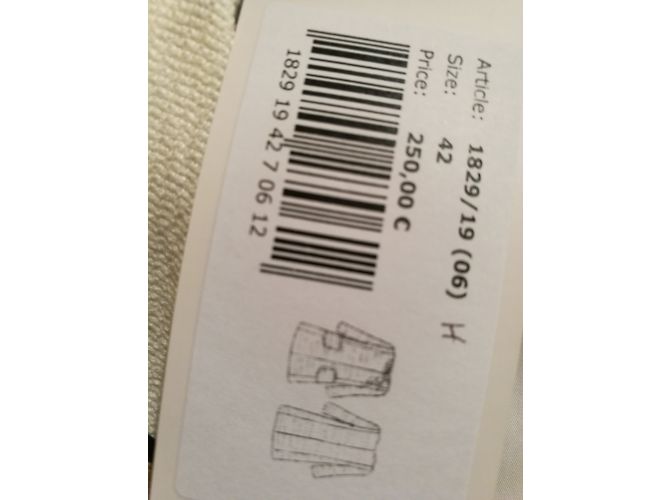 Autre Marque Beige Jacke aus Baumwolle und Polyester Grösse 42 - Ansicht 7