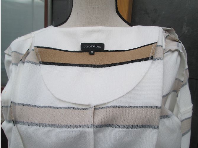 Autre Marque Beige Jacke aus Baumwolle und Polyester Grösse 42 - Ansicht 8