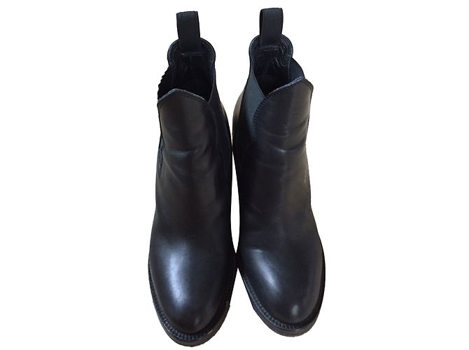 Stivaletti Acne Star in pelle nera 40 Nero - vista 2