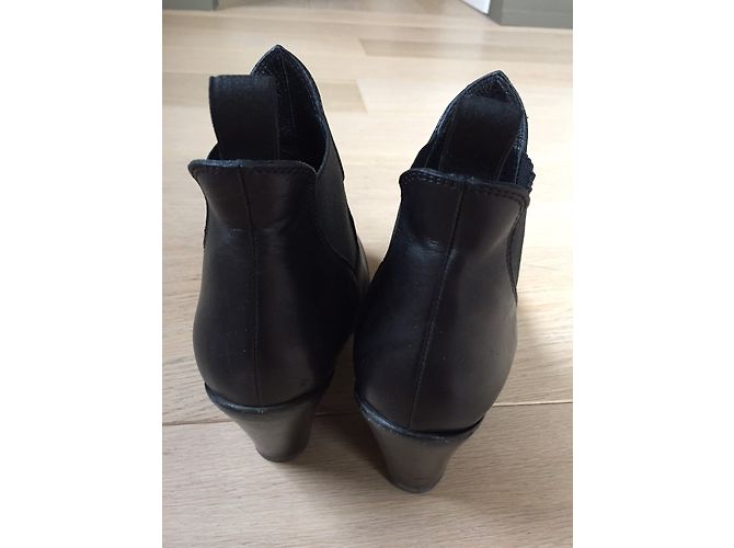 Stivaletti Acne Star in pelle nera 40 Nero - vista 4