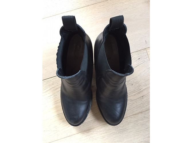 Stivaletti Acne Star in pelle nera 40 Nero - vista 5