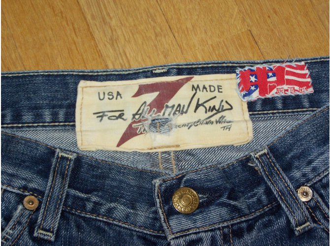 Vaqueros 7 For All Mankind China Wall Azules Algodón - vista 10