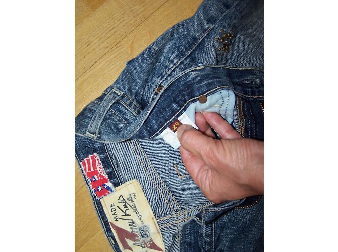 Vaqueros 7 For All Mankind China Wall Azules Algodón - vista 4