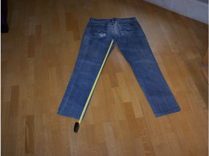 Vaqueros 7 For All Mankind China Wall Azules Algodón - vista 9