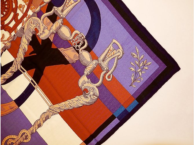Hermès Lenços de seda Multicor - vista 4