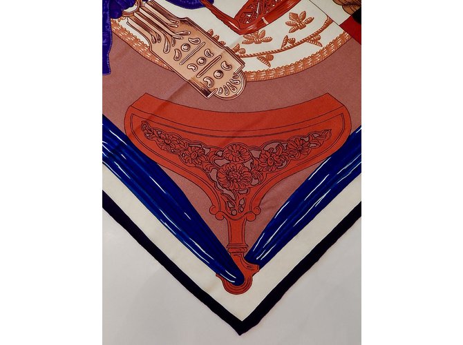 Hermès Lenços de seda Multicor - vista 8