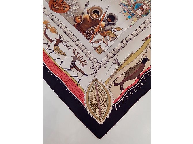 Hermès Lenços Multicor - vista 3