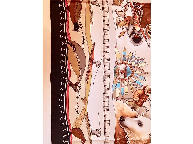 Hermès Lenços Multicor - vista 6