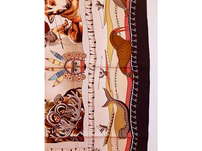 Hermès Lenços Multicor - vista 8
