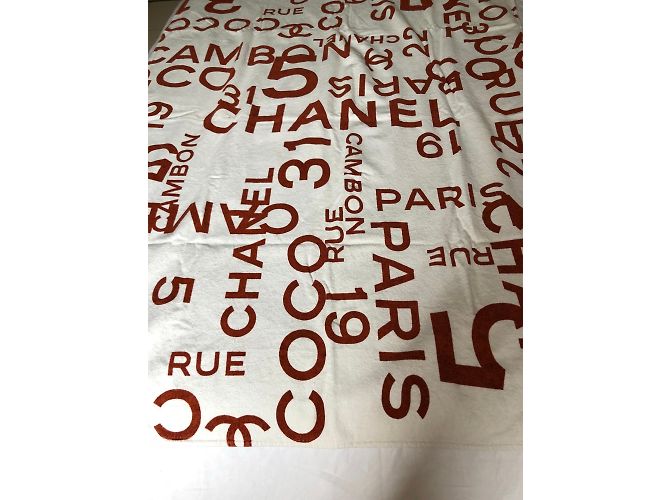 Chanel Badetuch Weiß - Ansicht 2