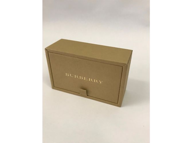 Gemelli Burberry ovali con logo dorati D'oro - vista 3