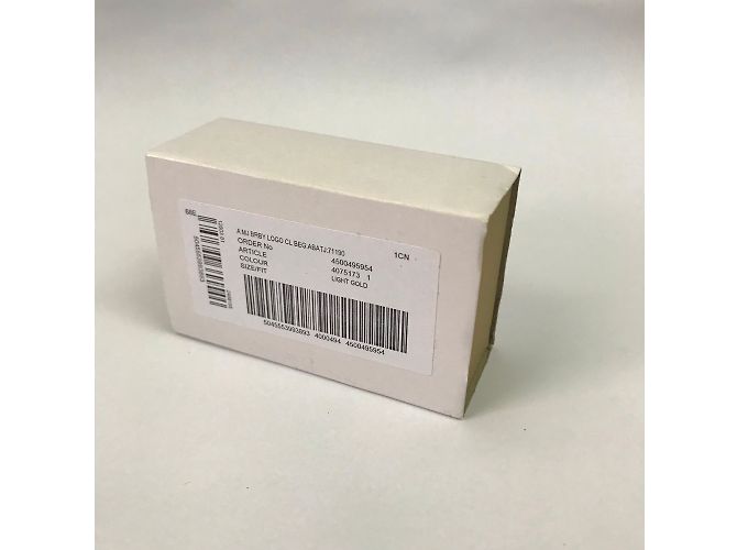 Gemelli Burberry ovali con logo dorati D'oro - vista 8