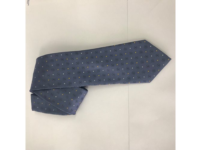 Louis Vuitton Cravate Bleu - vue 6