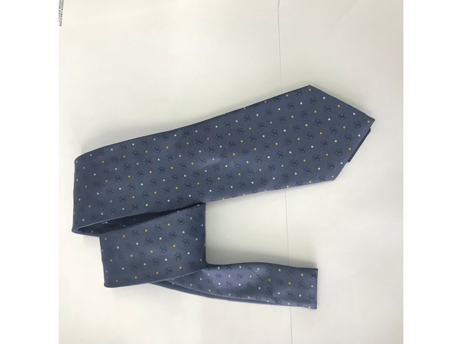 Louis Vuitton Cravate Bleu - vue 7