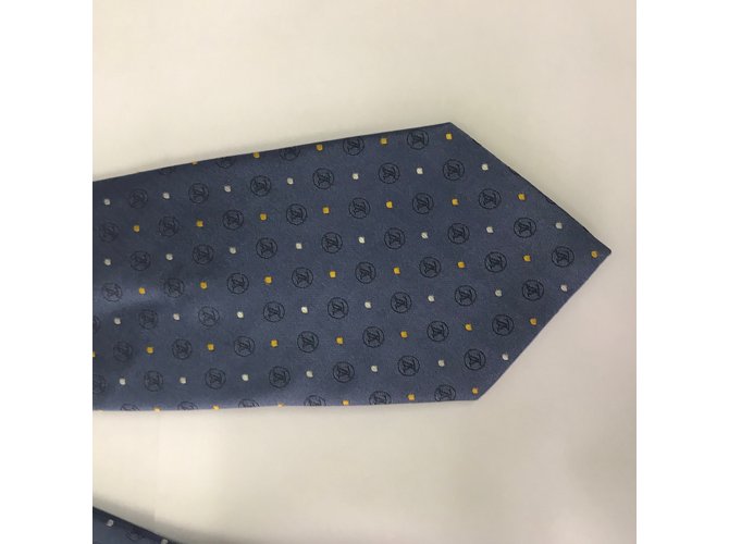 Louis Vuitton Cravate Bleu - vue 8