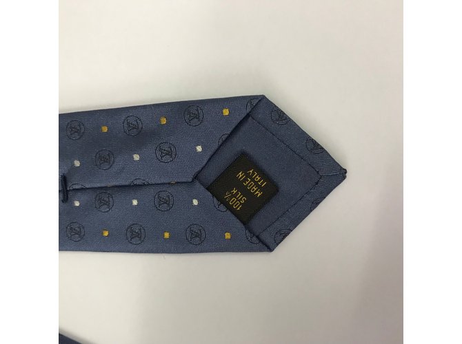 Louis Vuitton Cravate Bleu - vue 9