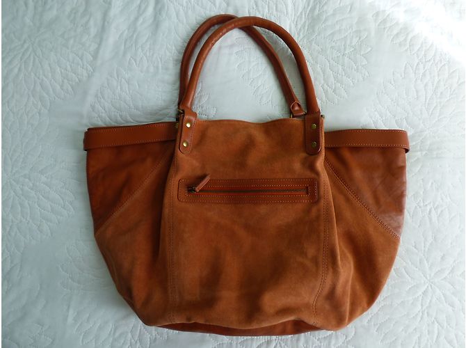 Borsa tote Ikks The Fisherman in pelle marrone - vista 11