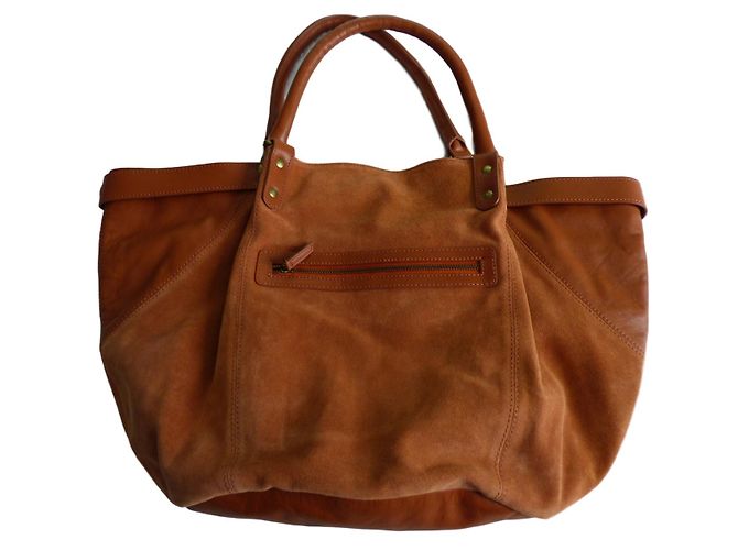 Borsa tote Ikks The Fisherman in pelle marrone - vista 2
