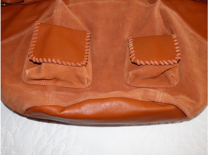 Borsa tote Ikks The Fisherman in pelle marrone - vista 6
