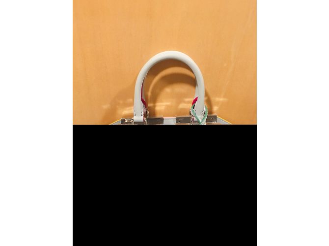 Borsa a mano Fendi in pelle beige - vista 6