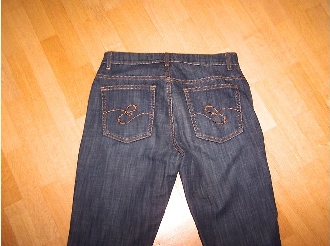 Jeans Escada EVA Blu Notte Cotone Stretch Blu navy - vista 2