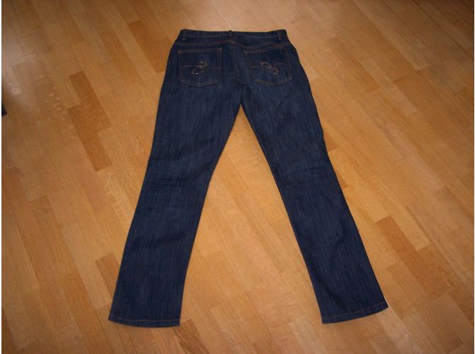 Jeans Escada EVA Blu Notte Cotone Stretch Blu navy - vista 3