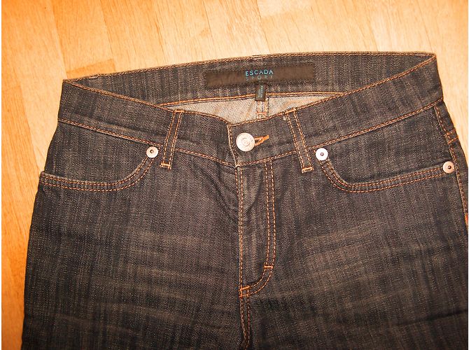 Jeans Escada EVA Blu Notte Cotone Stretch Blu navy - vista 6