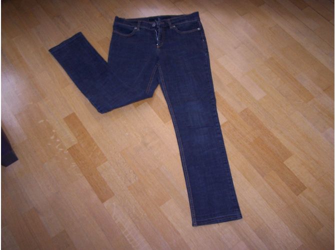 Escada Slim Jeans Dunkelgrau Stretch Anthrazitgrau - Ansicht 2