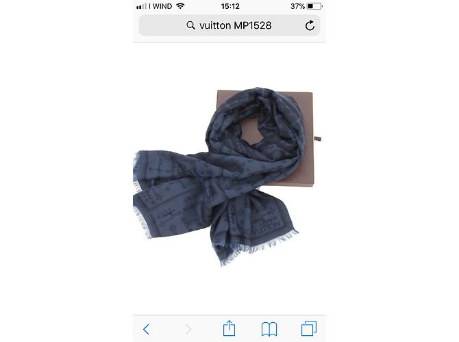 Louis Vuitton Etnic Schal Blau - Ansicht 5