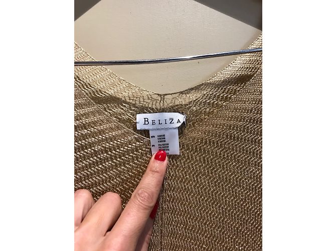 Autre Marque Beliza Poncho Gold Polyamid Golden - Ansicht 2