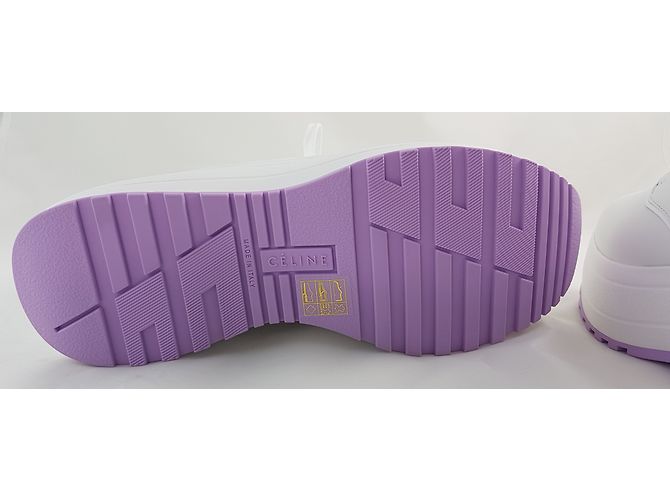 Céline Sneaker di consegna in pelle di vitello - vista 7
