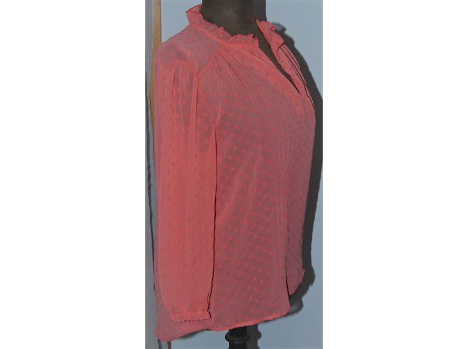 Autre Marque Camille de Paris Tops Rosa Naranja Coral - vista 4