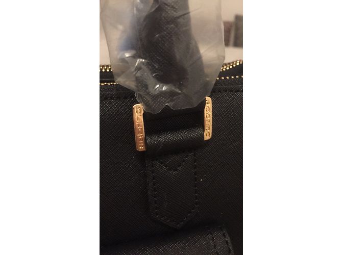 Autre Marque Borsa Sabrina in pelle nera Nero - vista 11