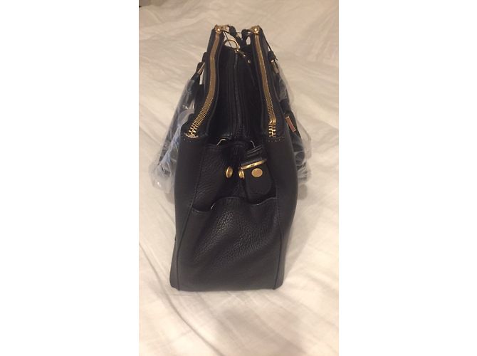 Autre Marque Borsa Sabrina in pelle nera Nero - vista 12