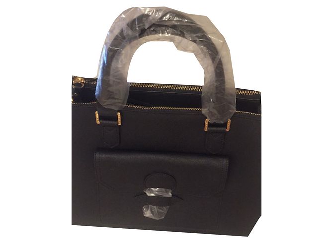 Autre Marque Borsa Sabrina in pelle nera Nero - vista 2