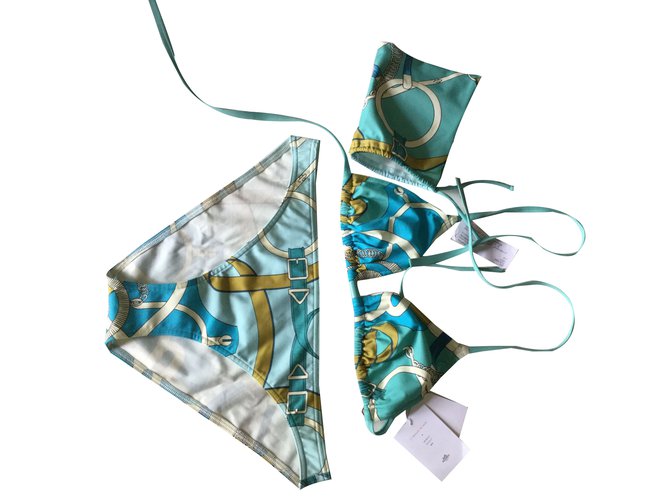 Hermès Gorgeons bikini Eole Éperon Multicolore - vista 2