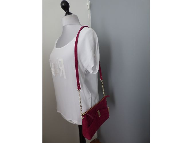 Borsa in pelle rossa Petite Mendigote Rosso - vista 11