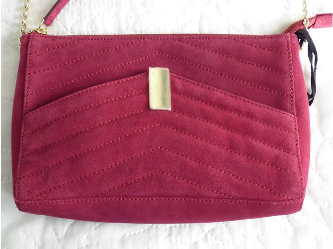 Borsa in pelle rossa Petite Mendigote Rosso - vista 3