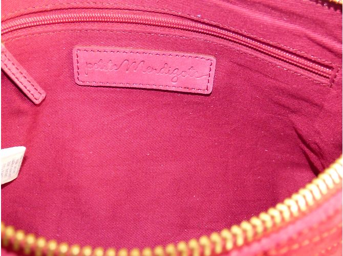 Borsa in pelle rossa Petite Mendigote Rosso - vista 7