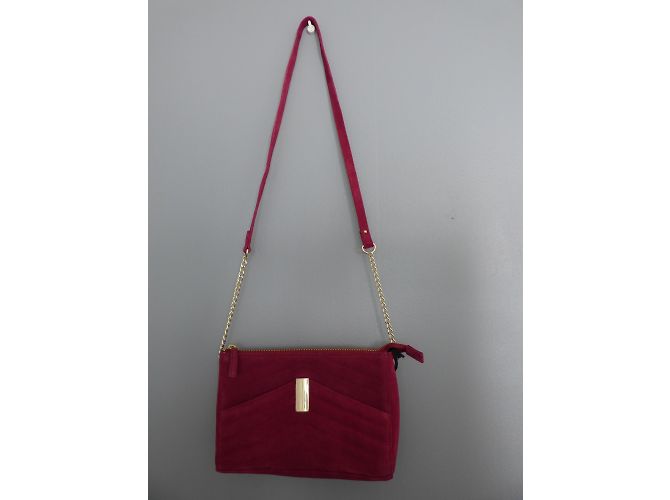 Borsa in pelle rossa Petite Mendigote Rosso - vista 9