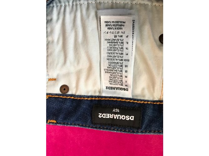 Dsquared2 Rock aus blauer Baumwolle - Ansicht 5